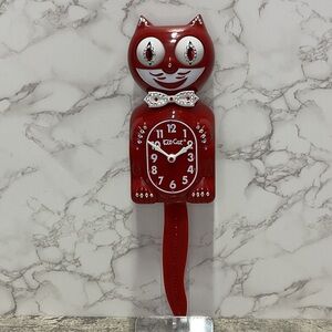 Jeweled Space Cherry Red Kit-Cat Klock clock SUPER RARE